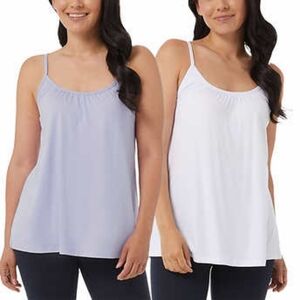 32 Degrees Ladies' Bra Top Camisole, 2-pack